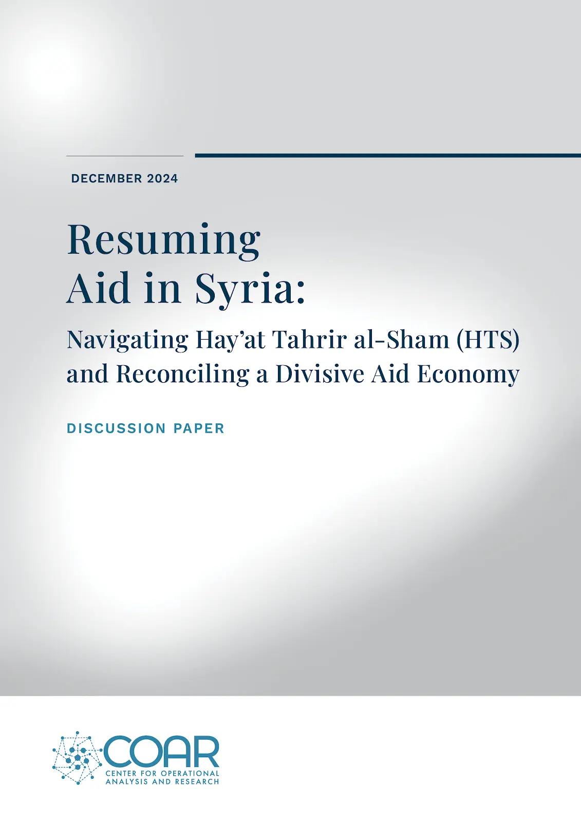 Resuming Aid in Syria: Navigating Hay’at Tahrir al-Sham (HTS) and Reconciling a Divisive Aid Economy